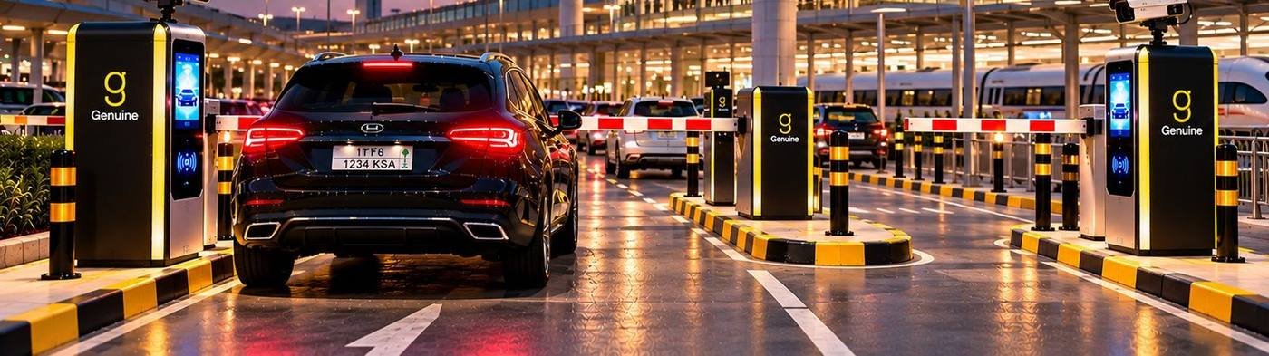 Airport and train station parking lanes
